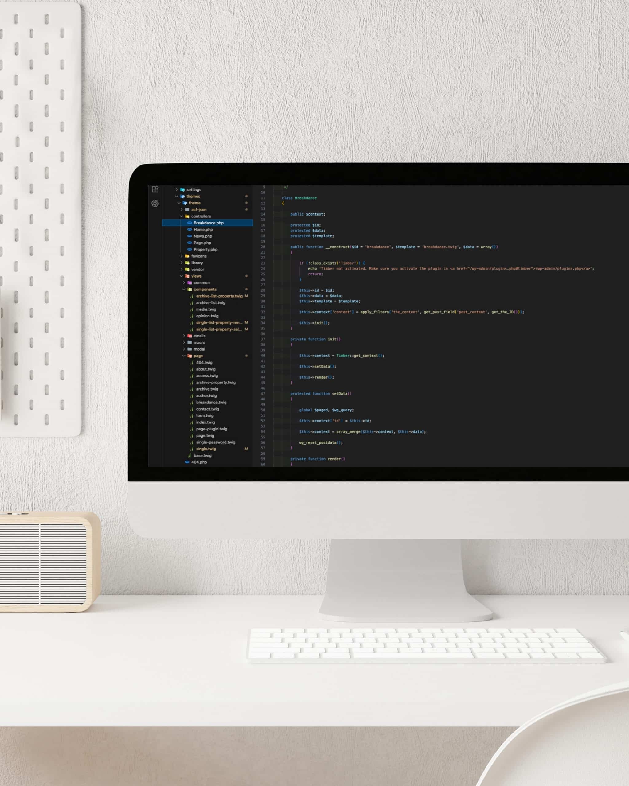 white and brown minimalist desktop mockup instagram post